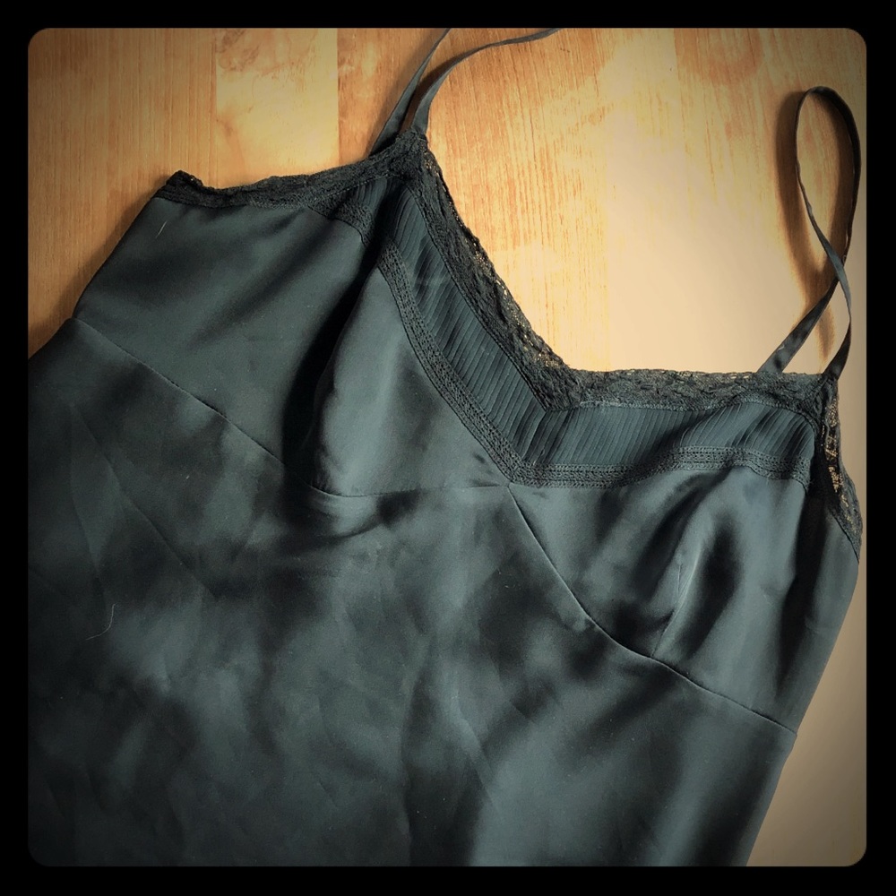 LOFT Silky Black Camisole, Size 10